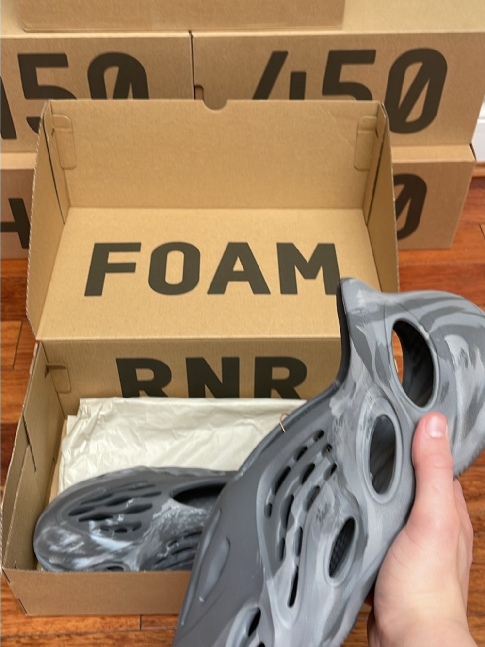 Authentic Adidas Yeezy Foam Runner ‘Grey Marble’